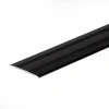 Black anodised aluminium door floor bar edge trim threshold profile, 35 mm