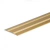 Gold anodised aluminium door floor bar edge trim threshold profile, 35 mm