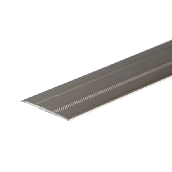 Inox anodised aluminium door floor bar edge trim threshold profile, 35 mm