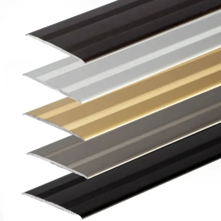 Anodised aluminium door floor bar edge trim threshold profile