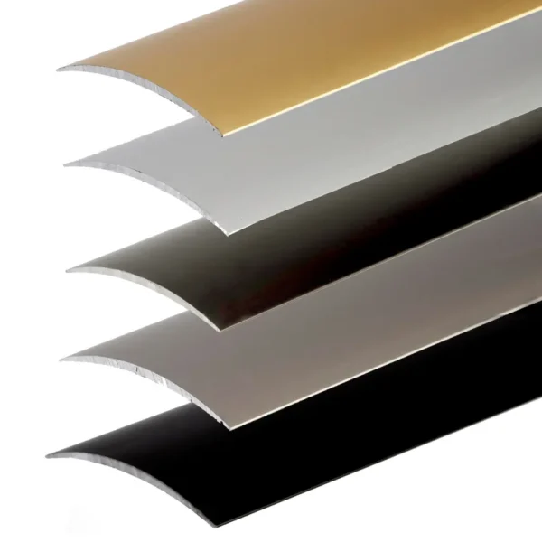 Anodised aluminium door floor bar edge trim threshold profile, 49 mm