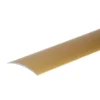 Gold anodised aluminium door floor bar edge trim threshold profile, 49 mm