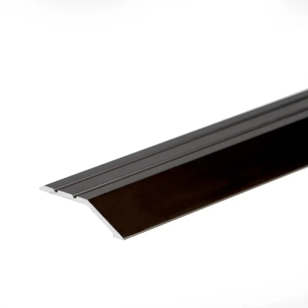 Brown anodised aluminium door floor bar edge trim threshold, 40 mm