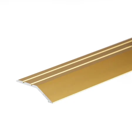 Gold anodised aluminium door floor bar edge trim threshold, 40 mm