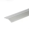 Silver anodised aluminium door floor bar edge trim threshold, 40 mm