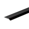 Black anodised aluminium door floor bar edge trim threshold, 900×30 mm