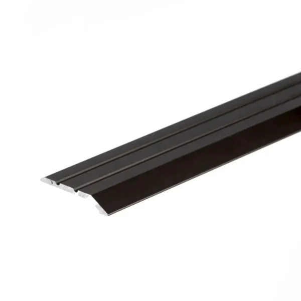 Brown anodised aluminium door floor bar edge trim threshold, 900×30 mm