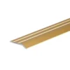 Gold anodised aluminium door floor bar edge trim threshold, 900×30 mm