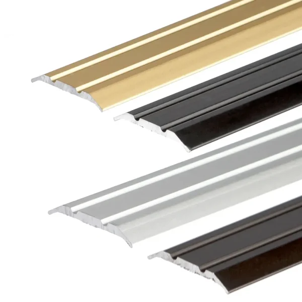 Anodised aluminium door floor bar edge trim threshold, 25 mm