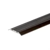 Brown anodised aluminium door floor bar edge trim threshold, 25 mm