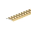 Gold anodised aluminium door floor bar edge trim threshold, 25 mm