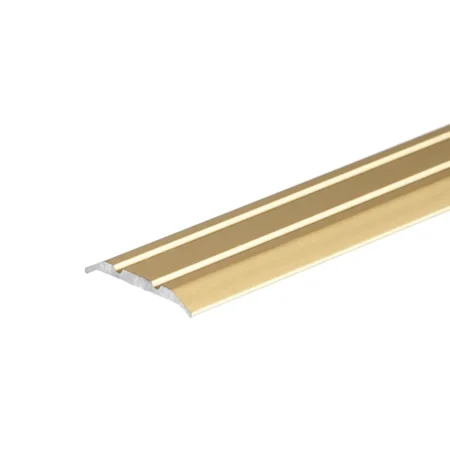 Gold anodised aluminium door floor bar edge trim threshold, 25 mm