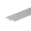 Silver anodised aluminium door floor bar edge trim threshold, 36 mm