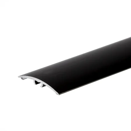 Black anodised aluminium door floor bar edge trim threshold, 40 mm