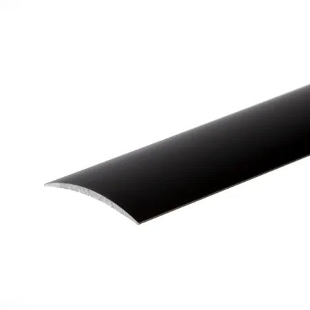 Black anodised aluminium door floor bar edge trim threshold, 40 mm