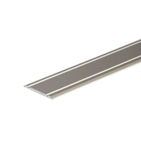 Inox flat anodised aluminium door floor edging bar strip trim threshold, 30 mm