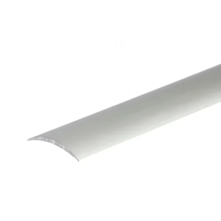 Silver flat self-adhesive anodised aluminium door floor edging bar strip trim threshold, 30 mm