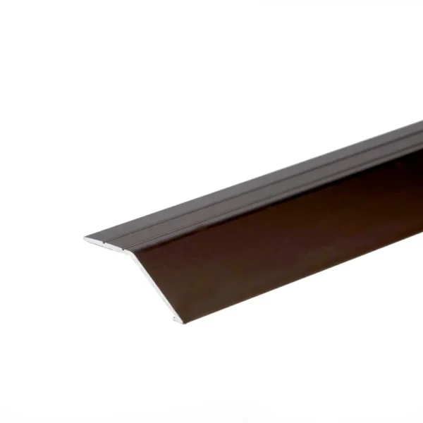 Brown self-adhesive anodised aluminium door floor edge trim threshold, 900×41×16mm