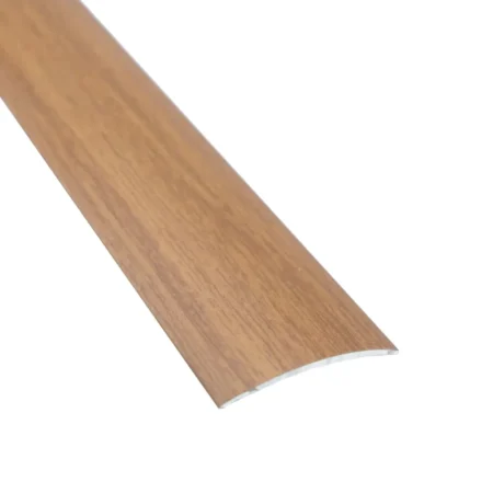 Aluminium door threshold profile, 40 mm, A13, wood effect, Amber oak