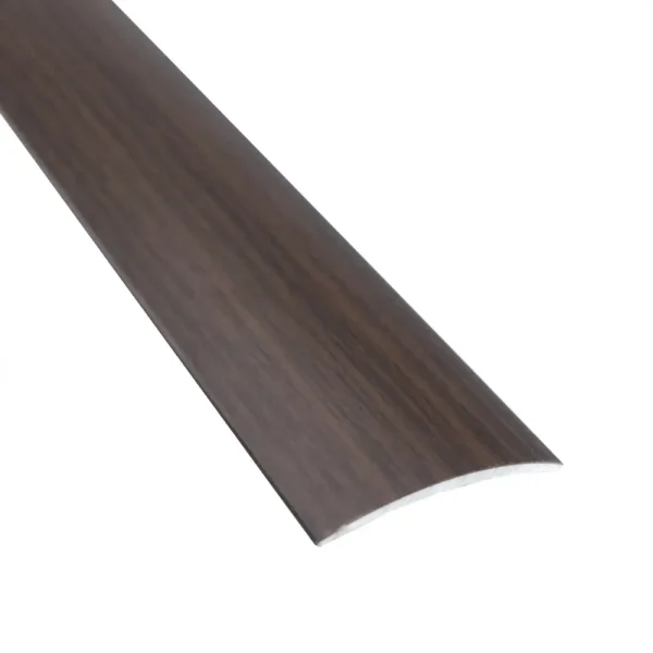 Aluminium door threshold profile, 40 mm, A13, wood effect, Japanese chestnut