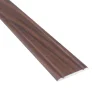 Aluminium flat door threshold strip, 30mm, A02, wood effect