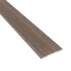 Aluminium flat door threshold strip, 30 mm, A02, wood effect