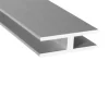 Aluminium H shape channel anodised section H bar, H profile