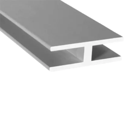 Aluminium H shape channel anodised section H bar, H profile