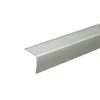 Silver anodised aluminium anti-slip stair edge nosing trim, 900 mm x 35 mm x 35 mm, A41