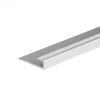 Silver anodised aluminium carpet edge ending profile cover strip floor bar trim, 79.9 mm