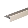 Inox anodised aluminium carpet edge nosing profile cover strip door floor bar trim, 23 mm x 16 mm