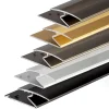 Anodised aluminium Z-edge carpet profile door floor bar trim, 35 mm