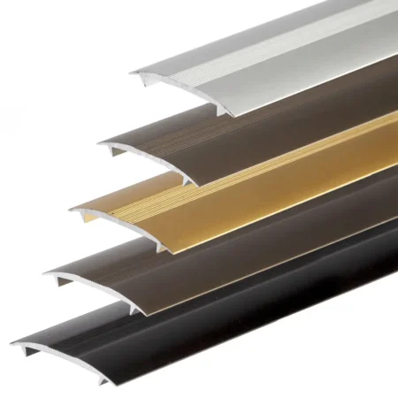 Anodised aluminium carpet door threshold trim floor bar ramp strip edge, 36 mm