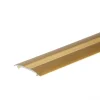 Gold anodised aluminium carpet door threshold trim floor bar ramp strip edge, 36 mm