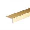 Gold anodised aluminium stair nosing edging anti-slip corner edge trim bar, 650 mm x 420 mm