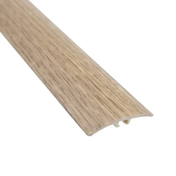 PVC wood effect door threshold strip, 40 mm, E64, Elm