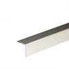 Inox self-adhesive anodised aluminium anti-slip stair edge nosing trim, 25 mm x 25 mm