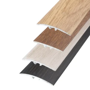 Wood effect aluminium door floor bar edge trim threshold, 64