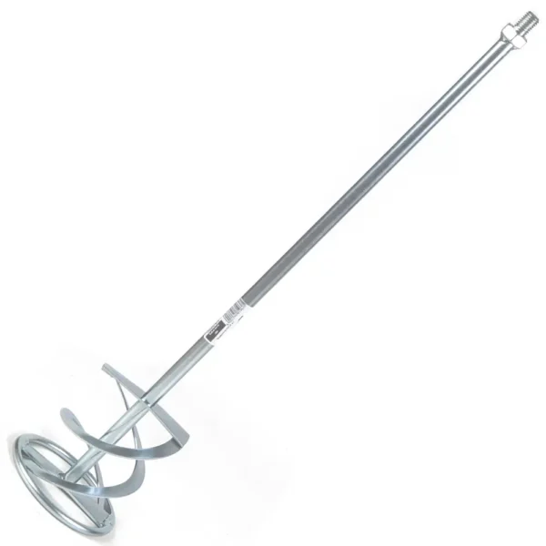 M14 Mortar Mixing Paddle 120mm 600mm Galvanized Italian Toolty