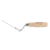 Stainless-Steel Finger Pointing Trowel Wooden Handle Toolty