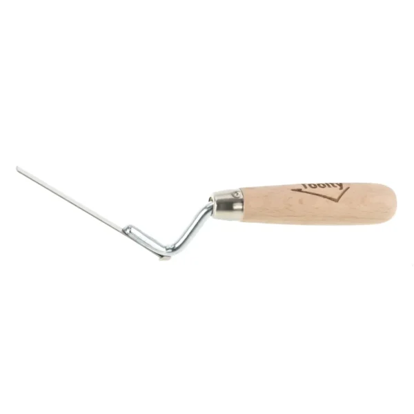 Stainless-Steel Finger Pointing Trowel Wooden Handle Toolty