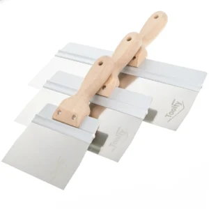 TT625-S130 6PCS SET Toolty 6 PCS Taping Knife & Spatula Set 150-350mm Wooden Handle