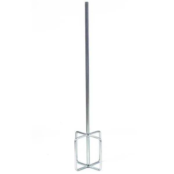 HEX Gypsum Mixing Paddle 130mm 600mm 10mm Galvanised