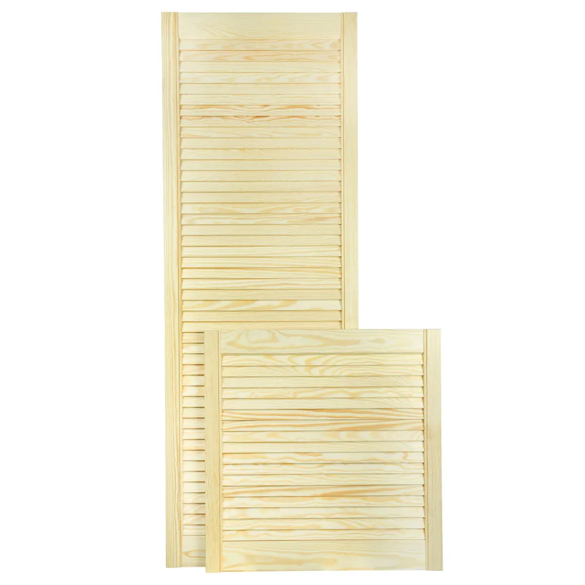 Internal Louvre Cupboard Doors Slatted Wardrobe -Various sizes - Diyfixups
