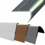 Stair anti slip nosing rubber angle step edge RDFL 40x40mm