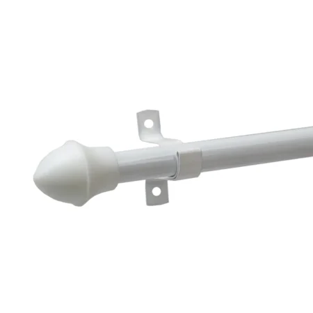 Cafe Curtain Pole White