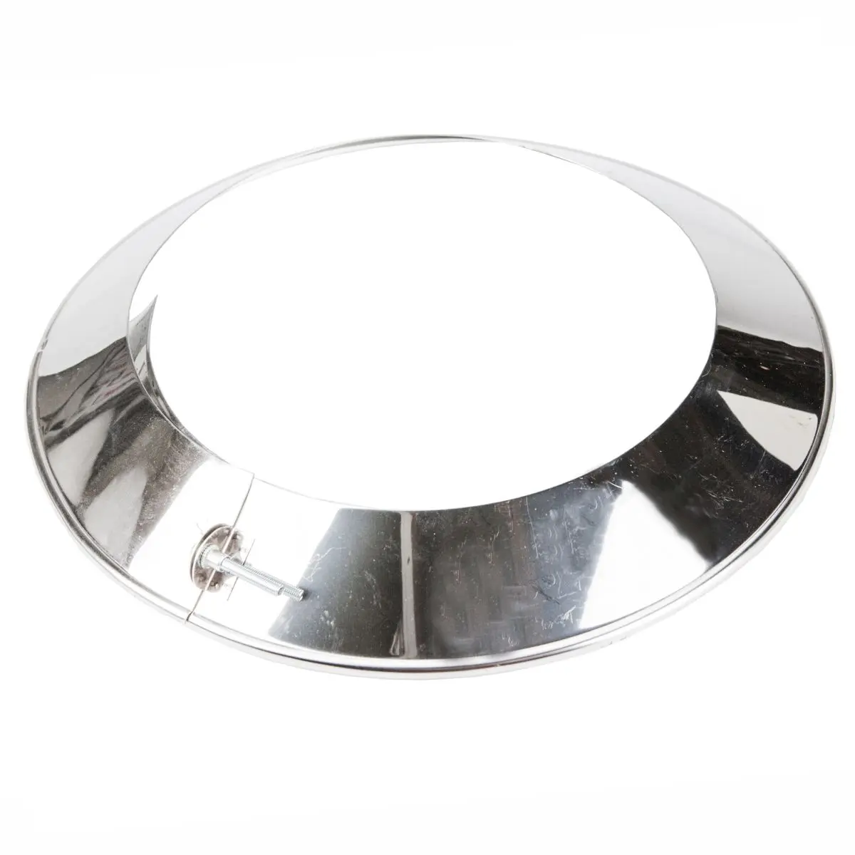 Chimney roof collar rain protection stainless steel diyfixups
