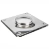 Stainless-steel chimney top plate with collar