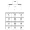 Stainless-steel chimney top plate drawing