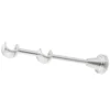 Inox Classic double curtain pole bracket detail